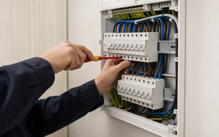 Zapojení jističů v domovním elektrickém rozvaděči